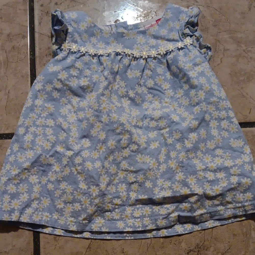 Blue Floral Kids Top